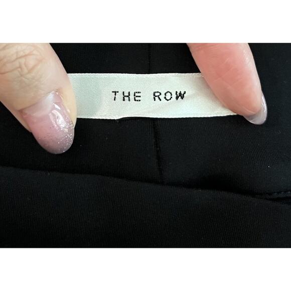 The Row Black Pull On Women's Stretch Pants Size Small - Picture 3 of 5